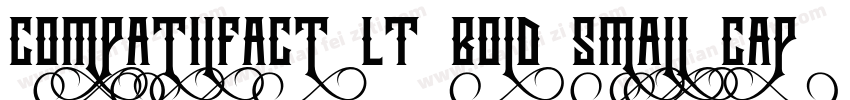CompatilFact LT Bold Small Caps字体转换